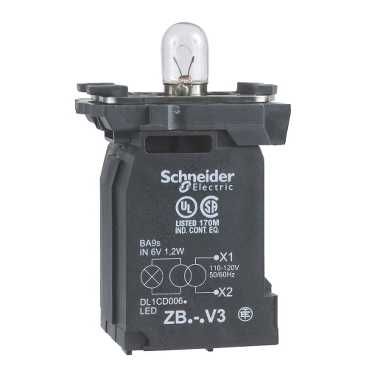 SE XB5 Корпус сигнальной лампы трансформатор питания 400В (ZB5AV5)