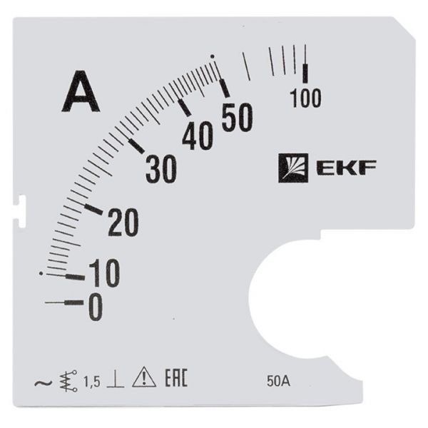 EKF PROxima Шкала сменная для A961 50/5А-1,5