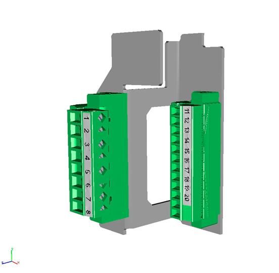 ABB Комплект Multiplug 8 для XR2/3 (1SEP408513R0001)