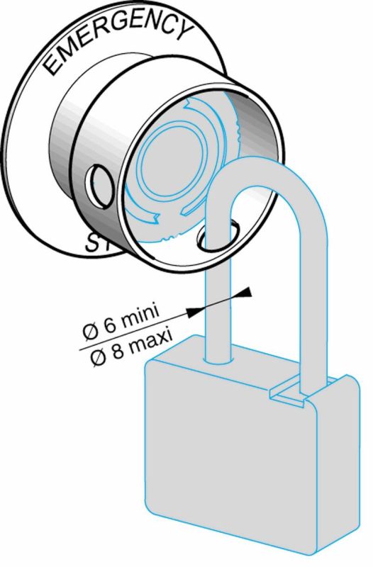 SE Блокировка для кнопки телескопическая