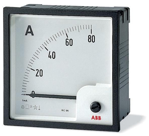 ABB AMT Амперметр переменного тока трансф. вкл. без шкалы AMT1-A5/96