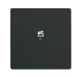 ABB Клавиша одинарная free@home, сцена, future, цвет чёрный бархат