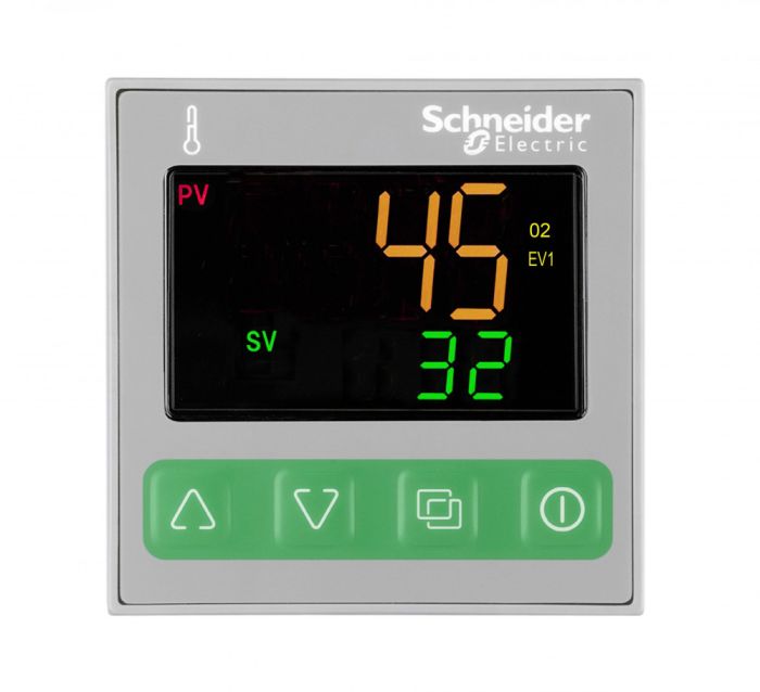 SE Температурный контроллер, 48х48, универсальный вх., 1 авар.вых., 1 рел.вых., 110/240В AC, Modbus
