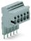 Wago Модульная вилка TOPJOB®s модульный гнездо для контакта перемычки, серые 2004-554