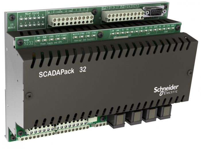 SE ScadaPack Контроллер 32 RTU,Ladders, 24B, реле (TBUP4-102-02-0-0)
