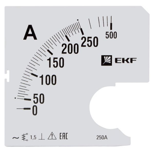 EKF PROxima Шкала сменная для A961 250/5А-1,5