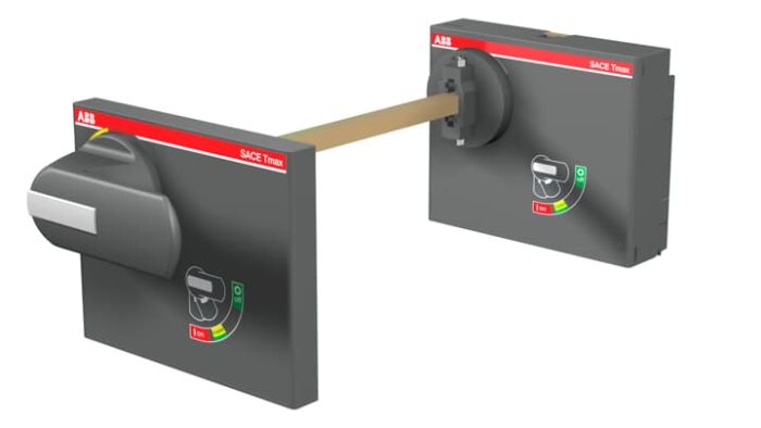 ABB Рукоятка поворотная на дверь для выключателя стационарного/втычного исполнения RHE XT5 F/P