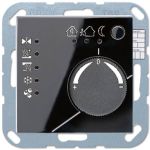 JUNG KNX-регулятор с ручкой для установки температуры чёрный
