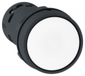 SE XB7 Кнопка с белым толкателем НО +НЗ