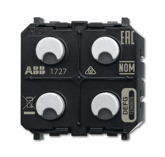 ABB SDA-F-2.1.PB.1-WL Датчик/активатор регулировки освещения 2/1-кан. free@home, беспроводной, Zenit