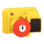 SE Красная Кнопка грибовидная STOP с замком для GV2M