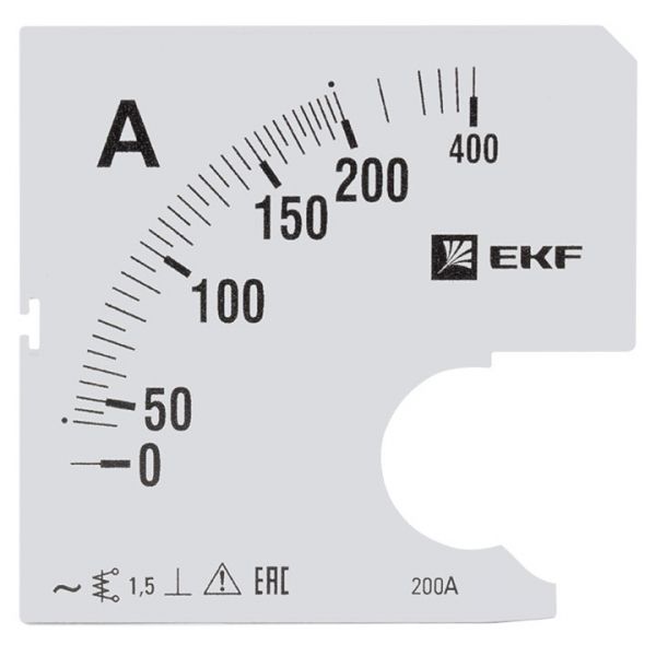 EKF PROxima Шкала сменная для A961 200/5А-1,5