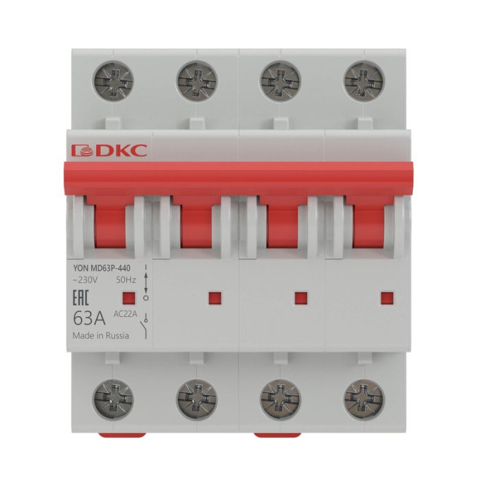 DKC Выключатель нагрузки модульный YON MD63P-440