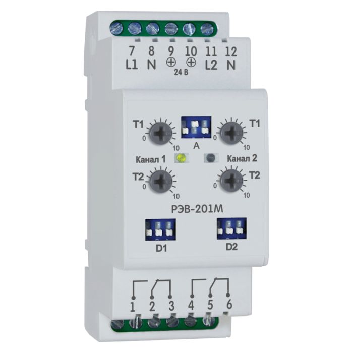 КЭАЗ Реле времени OptiDin РЭВ-201М-УХЛ3.1