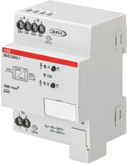 ABB DG/S2.64.5.1 DALI Контроллер освещения DALI, цвет, 2 канала