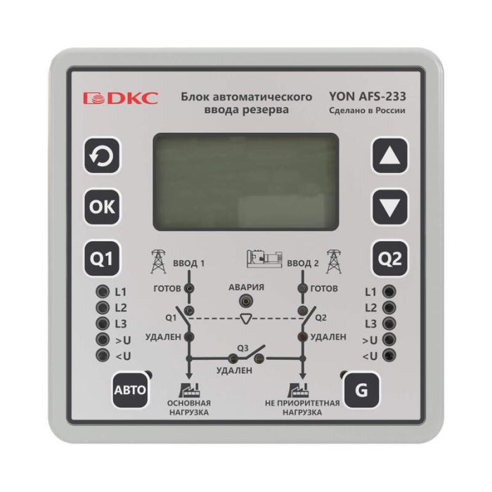 DKC Электронный блок автоматического ввода резерва YON AFS-233