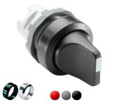 ABB M2SSV2-20B Переключатель черн. 2-х поз. для установки в вертик.посты