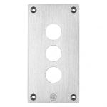 SE ПЕРЕДН. ПАНЕЛЬ ДЛЯ МЕТ.КНОП ПОСТА,3 ОТВ.