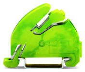 Wago Держатель шины заземления (земля) с контактом с рейкой DIN 35, зеленые-желто 812-141