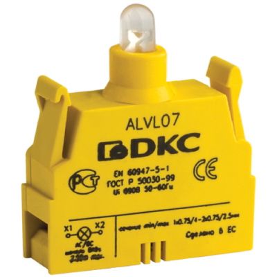 DKC Блок контактный с клеммными зажимами под винт со светодиодом на 220В
