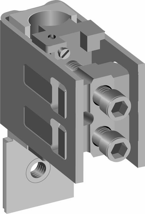 ABB OZXB5 Комплект кабельных зажимов д/подключения каб. Al/Cu (120...300), компл=3 зажима