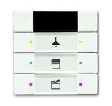 ABB 6129/01-884-500 Сенсор 3/6-клавишный, ИК-приёмник, белый бархат ABB 6129/01-884-500 Сенсор 3/6-клавишный, ИК-приёмник, белый бархат