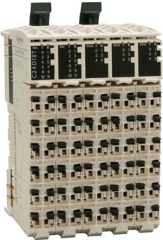 SE Компактный модуль 24В DC 24вх/18вых транз.
