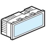 Legrand Mosaic Белое Световое табло с подсветкой синими светодиодами 5 мод