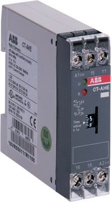 ABB Реле времени CT-AHE (задержка на отключ.) 110-130B AC (временной диапазон 0.1..10с.) 1ПК