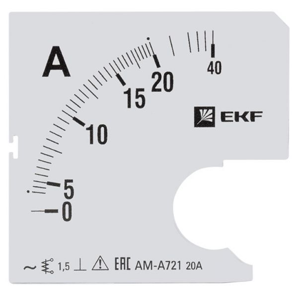 EKF PROxima Шкала сменная для A721 20/5А-1,5