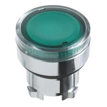 SE XB4 Головка кнопки 22мм зеленая, с подсветкой (ZB4BW333)