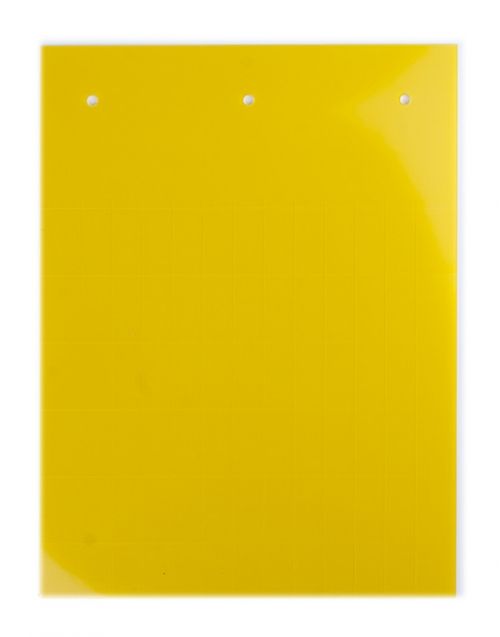 DKC Табличка полужесткая. Установка в держатель. ПВХ-0,5. Желтая