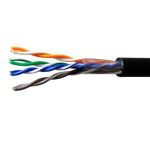 Кабель витая пара U/UTP кат.5e 4х2х24AWG solid CU PE OUTDOOR Standart черн. 305м (м) SUPRLAN 01-0325 Кабель витая пара U/UTP кат.5e 4х2х24AWG solid CU PE OUTDOOR Standart черн. 305м (м) SUPRLAN 01-0325