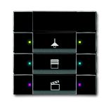 ABB 6129/01-81-500 Сенсор 3/6-клавишный, ИК-приёмник, антрацит ABB 6129/01-81-500 Сенсор 3/6-клавишный, ИК-приёмник, антрацит