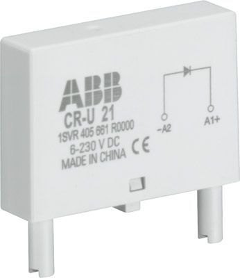 ABB Варистор и светодиод зеленый CR-U-91CV 110-230B AC/DC для реле CR-U