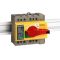 SE Interpact INS/INV Выключатель-разъединитель INS40 3P красная рукоятка/желтая панель