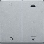 SE Merten KNX\EIB SM Алюминий Клавиша для модуля 2-кнопочного выключателя с символами ВВ/ВН, 1/0