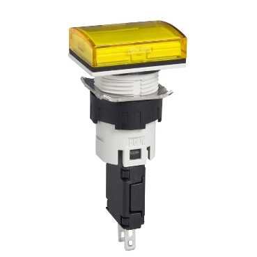 SE XB6 Лампа сигнальная желтая с диодом 16ММ 12-24В