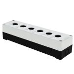 EKF PROxima Корпус КП106 пластиковый 6 кнопок белый