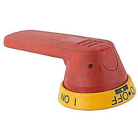 ABB Ручка управления OHY125J12 (желто-красная) для управления через дверь рубильниками типа OT630..800
