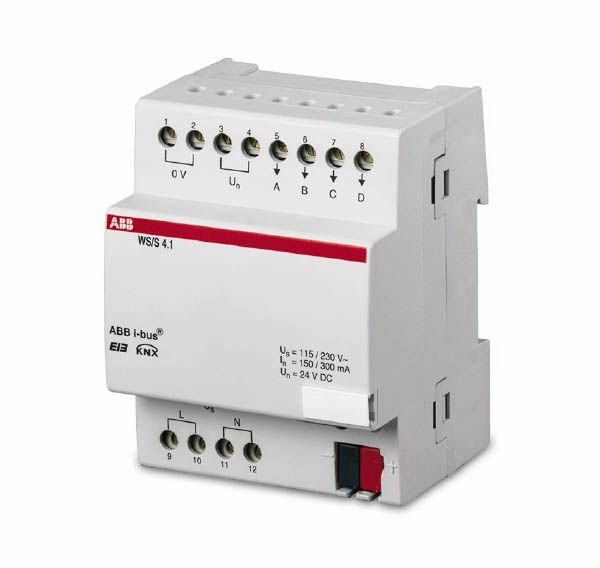 ABB KNX UD/S 2.300.2 Светорегулятор универсальный 2х300ВА или 1х500 Вт, DIN-рейка