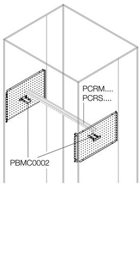 ABB Плата перфорированная бок.уст.;H200;D900