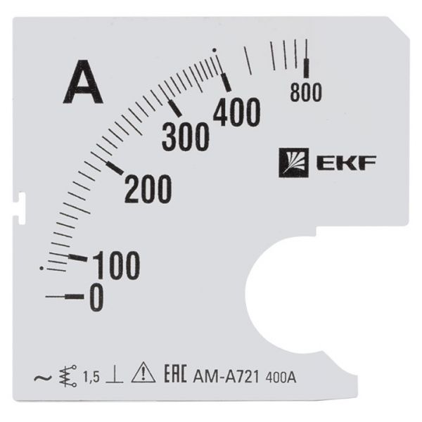 EKF PROxima Шкала сменная для A721 400/5А-1,5