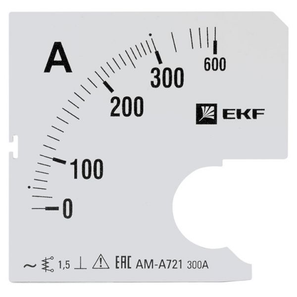 EKF PROxima Шкала сменная для A721 300/5А-1,5