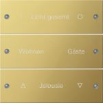 Gira KNX Комплект клавиш, 3 шт. гравировка Gira KNX Комплект клавиш, 3 шт. гравировка