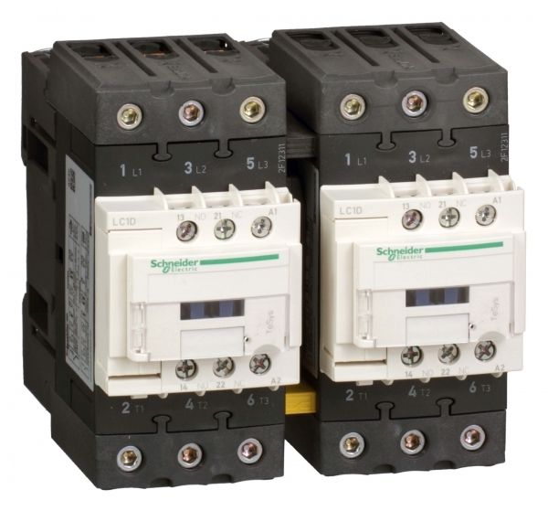 SE Contactors D Telemecanique Контактор реверсивный 3P Everlink 50A, 3НО сил.конт., катушка 220В AC 50/60Гц