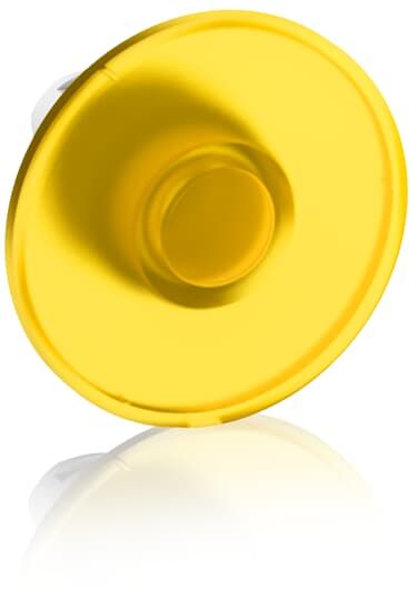 ABB Кнопка MPM2-11Y ГРИБОК желтая (только корпус) без фиксации с подсветкой 60мм