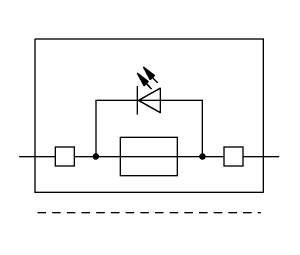 Wago вставка предохранителя с язычком для метрич. мини-предохр. 1/4 x 1 1/4 мм, серые 2006-931/1000-859