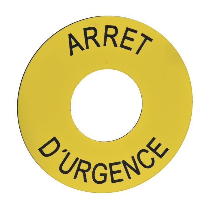 SE Маркировка 'ARRET D'URGENCE' ZB2BY9130