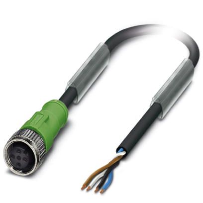 Phoenix Contact SAC-4P-10,0-PVC/M12FS BK Кабель для датчика / исполнительного элемента